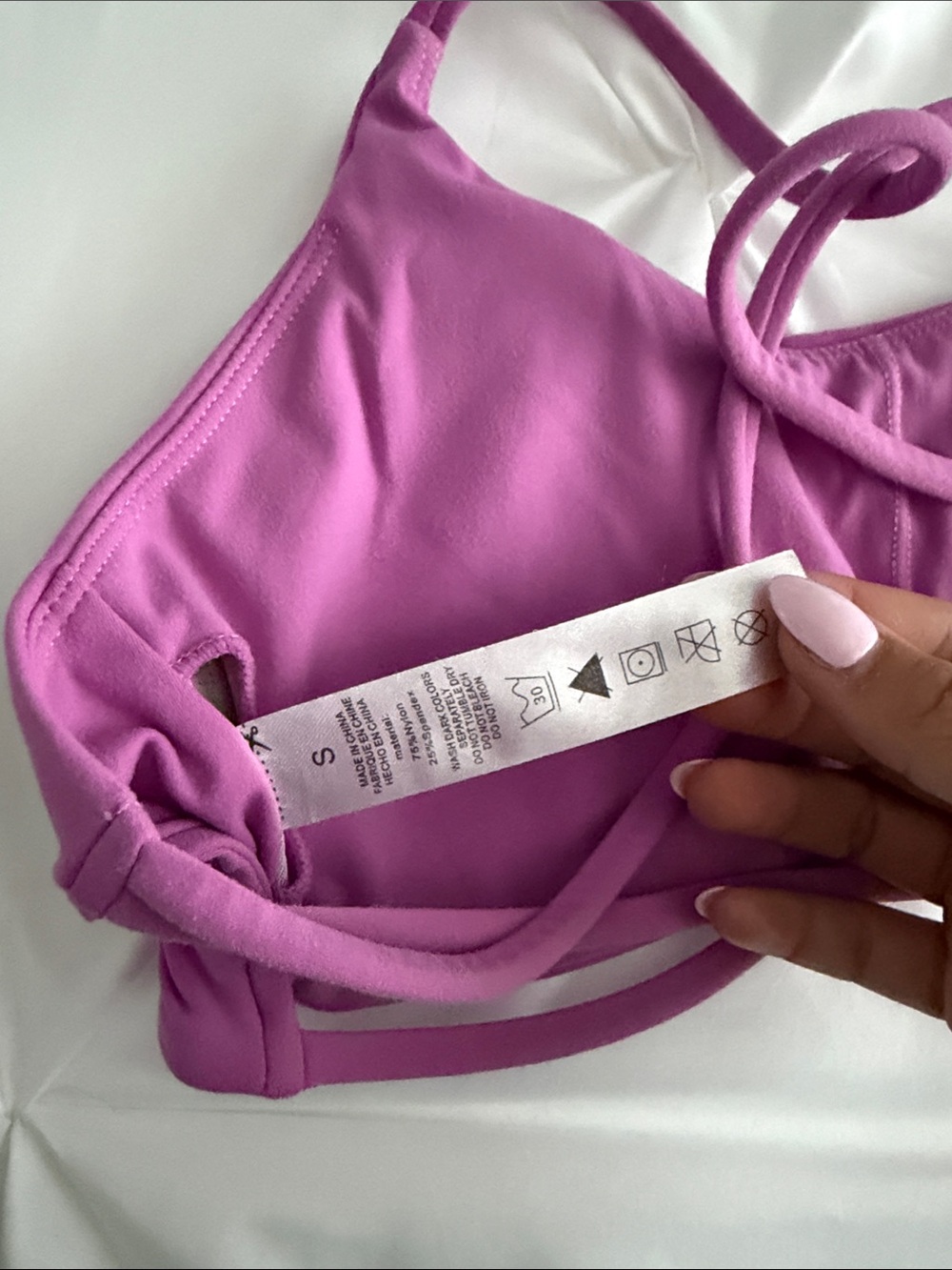 Women’s Strappy Sports Bra - Picture 4 of 5